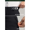 image:imageHISDERN Flex 505 Mens Relaxed Fit Golf Pants Baggy No Iron 3032 Loose Fit Stretch Quick Dry for Daily Casual 5 PocketsBlack