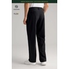 image:imageHISDERN Flex 505 Mens Relaxed Fit Golf Pants Baggy No Iron 3032 Loose Fit Stretch Quick Dry for Daily Casual 5 PocketsBlack