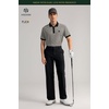 image:imageHISDERN Flex 505 Mens Relaxed Fit Golf Pants Baggy No Iron 3032 Loose Fit Stretch Quick Dry for Daily Casual 5 PocketsBlack