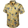 image:imageHawaiian Shirt for Men Casual Summer Short Sleeve Beach Vacation Aloha Hawaii Button Down Shirt HolidayA7yellow Pineapple