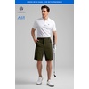 image:imageHISDERN AIR 311 Mens Golf Shorts 9 Lightweight Stretch Casual Shorts Quick Dry Work Dress Shorts Men with Zipper PocketsGreen