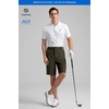 image:imageHISDERN AIR 311 Mens Golf Shorts 9 Lightweight Stretch Casual Shorts Quick Dry Work Dress Shorts Men with Zipper PocketsGreen