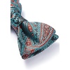 image:imageHISDERN Bow Ties for Men Paisley Bowties Mens Self Tie Bow Tie and Pocket Square Set Formal Tuxedo Wedding BowtieBlue6