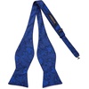 image:imageHISDERN Bow Ties for Men Paisley Bowties Mens Self Tie Bow Tie and Pocket Square Set Formal Tuxedo Wedding BowtieRoyal Blue