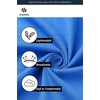 image:imageHISDERN Mens Linen Shirt Long Sleeve Button Down Casual Beach Shirts for Men Cotton Linen Breathable Summer Vacation PocketRoyal Blue