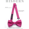image:imageBow Ties for Men Pink Color Pre Tied Bow Tie and Pocket Square Classic Adjustable Rose Gold Bowties Handkerchief Set for Wedding Business Party