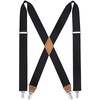 image:imageHISDERN Bow Ties for Men Solid Color Suspenders for Men XBack 14