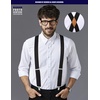 image:imageHISDERN Bow Ties for Men Solid Color Suspenders for Men XBack 14