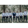 image:imageHISDERN Bow Ties for Men Solid Color Suspenders for Men XBack 14