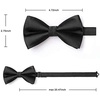 image:imageHISDERN Bow Ties for Men Solid Color Suspenders for Men XBack 14