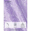 image:imageHISDERN Extra Long Ties for Men Classic Floral Tie and Pocket Square Elegant Silk Necktie Handkerchief Set Wedding PartyC21purple