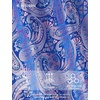 image:imageHISDERN Extra Long Ties for Men Classic Floral Tie and Pocket Square Elegant Silk Necktie Handkerchief Set Wedding PartyC23blue