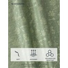 image:imageHISDERN Extra Long Ties for Men Classic Floral Tie and Pocket Square Elegant Silk Necktie Handkerchief Set Wedding PartyE7green Floral