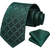 image:imageHISDERN Green Ties for Men Wedding Business Formal