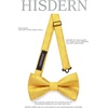 image:imageHISDERN Mens Bowties Polka Dot Selftie and Plaid Pretied Bow Ties for Men Gold Yellow Bowtie with Handkerchief Set for Wedding Party