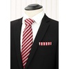 image:imageHISDERN Mens Ties Extra Long Tie and Pocket Square Set 63 Inch XL Tie Pack Collection Present Box Necktie Lot 3 PCSA1red  Blue  Silver