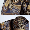 image:imageHISDERN Mens Ties Extra Long Tie and Pocket Square Set 63 Inch XL Tie Pack Collection Present Box Necktie Lot 3 PCSB Yellow  Blue