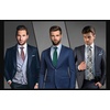 image:imageHISDERN Mens Ties Extra Long Tie and Pocket Square Set 63 Inch XL Tie Pack Collection Present Box Necktie Lot 3 PCSGreen  Red  Grey