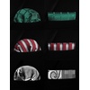 image:imageHISDERN Mens Ties Extra Long Tie and Pocket Square Set 63 Inch XL Tie Pack Collection Present Box Necktie Lot 3 PCSGreen  Red  Grey