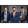 image:imageHISDERN Mens Ties Extra Long Tie and Pocket Square Set 63 Inch XL Tie Pack Collection Present Box Necktie Lot 3 PCSOrange Paisley  Stripe