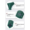 image:imageHISDERN Mens Ties Paisley Tie and Pocket Square Woven Classic Floral Mens Necktie Handkerchief Set for Wedding PartyA12dark Green