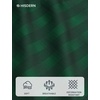 image:imageHISDERN Mens Ties Silk Striped Plaid Tie and Pocket Square Set Classic Necktie with Handkerchief Cufflinks for PartyGemerald Green