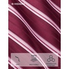 image:imageHISDERN Mens Ties Silk Striped Plaid Tie and Pocket Square Set Classic Necktie with Handkerchief Cufflinks for PartyRed