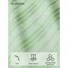 image:imageHISDERN Mens Ties Silk Striped Plaid Tie and Pocket Square Set Classic Necktie with Handkerchief Cufflinks for PartySage Green