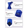image:imageHISDERN Mens Ties Stripe Plaid Tie with Pocket Square Set Classic Woven Silk Necktie Handkerchief for Men Formal BusinessC03 Royal Blue