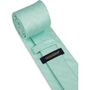 image:imageHISDERN Mens Ties Stripe Plaid Tie with Pocket Square Set Classic Woven Silk Necktie Handkerchief for Men Formal BusinessE04 Aqua