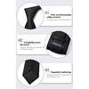 image:imageHISDERN Plaid Checkered Tie Handkerchief Set Black Mens Suit Vest L Size 2 Pieces Set Classic Formal Mens Dress Vest Match With Necktie and Pocket Square Set
