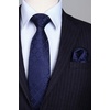 image:imageHISDERN Plaid Checkered Tie Handkerchief Set Blue Mens Suit Vest L Size 2 Pieces Set Classic Formal Mens Dress Vest Match With Necktie and Pocket Square Set Light Blue