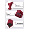 image:imageHISDERN Plaid Checkered Tie Handkerchief Set Burgundy Mens Suit Vest L Size 2 Pieces Set Classic Formal Mens Dress Vest Match With Necktie and Pocket Square Set Red Maroon