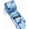 image:imageHISDERN Ties for Men Classic Animal Tie and Pocket Square Set Jacquard Woven Silk Neckties Handkerchief Wedding Party05blue Dolphin