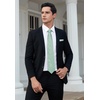 image:imageHISDERN Ties for Men Classic Green Woven Ties and Pocket Square Set Formal Business Paisley Necktie Handkerchief Elegant Wedding Party Mens Neckties