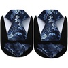 image:imageHISDERN Mens Navy Blue Floral Tie Set  Regular 59 amp Extra Long 63 Neckties with Pocket Square Woven Classic 34 Wedding Ties for Business amp Formal