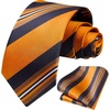 B4-orange & Navy Stripe
