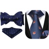 image:imageHISDERN Ties for Men Fun Animal Tie Handkerchief