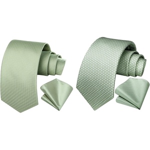 image:imageHISDERN Sage Ties for Men Green Tie Wedding Business Formal