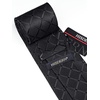 image:imageHISDERN Plaid Checkered Tie Handkerchief Woven Classic Formal Mens Necktie amp Pocket Square SetA2black
