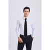 image:imageHISDERN Plaid Checkered Tie Handkerchief Woven Classic Formal Mens Necktie amp Pocket Square SetA2black