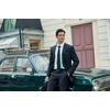 image:imageHISDERN Plaid Checkered Tie Handkerchief Woven Classic Formal Mens Necktie amp Pocket Square SetA3green