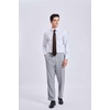 image:imageHISDERN Plaid Checkered Tie Handkerchief Woven Classic Formal Mens Necktie amp Pocket Square SetA6brown