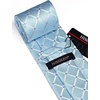 image:imageHISDERN Plaid Checkered Tie Handkerchief Woven Classic Formal Mens Necktie amp Pocket Square SetA8blue Pale