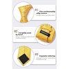 image:imageHISDERN Plaid Checkered Tie Handkerchief Woven Classic Formal Mens Necktie amp Pocket Square SetA9yellow