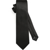 image:imageHISDERN Plaid Checkered Tie Handkerchief Woven Classic Formal Mens Necktie amp Pocket Square SetC2black