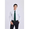 image:imageHISDERN Plaid Checkered Tie Handkerchief Woven Classic Formal Mens Necktie amp Pocket Square SetC2green