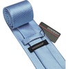 image:imageHISDERN Plaid Checkered Tie Handkerchief Woven Classic Formal Mens Necktie amp Pocket Square SetC3blue