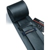 image:imageHISDERN Plaid Checkered Tie Handkerchief Woven Classic Formal Mens Necktie amp Pocket Square SetC5grey