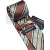 image:imageHISDERN Plaid Checkered Tie Handkerchief Woven Classic Formal Mens Necktie amp Pocket Square SetC7burgundy
